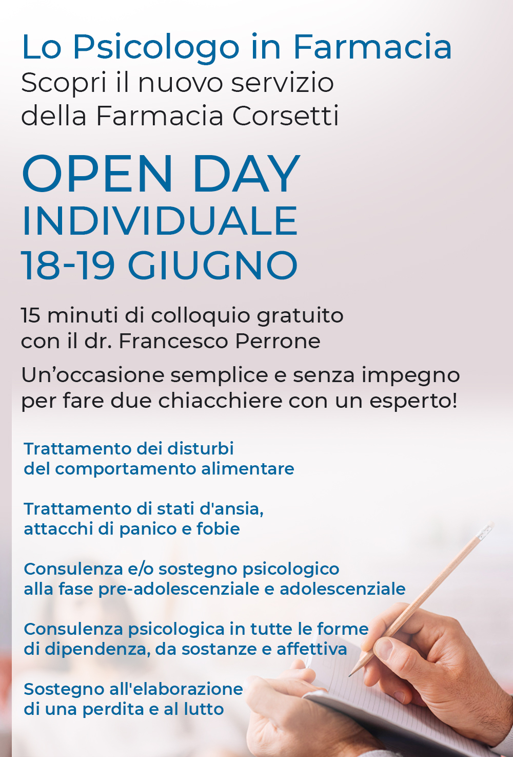 Consulenza Psicologica con il Dr. Francesco Perrone
